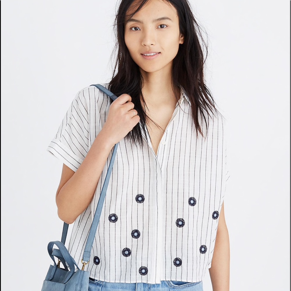 Madewell Embroidered Hilltop Shirt